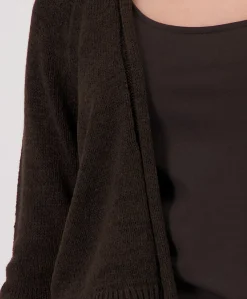 Dames vest bruin