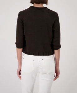 Dames vest bruin