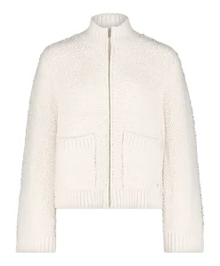 Dames vest ecru