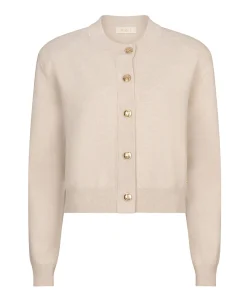 Dames vest ecru