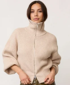 Dames vest ecru