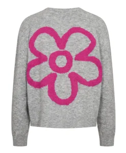 Dames vest grijs