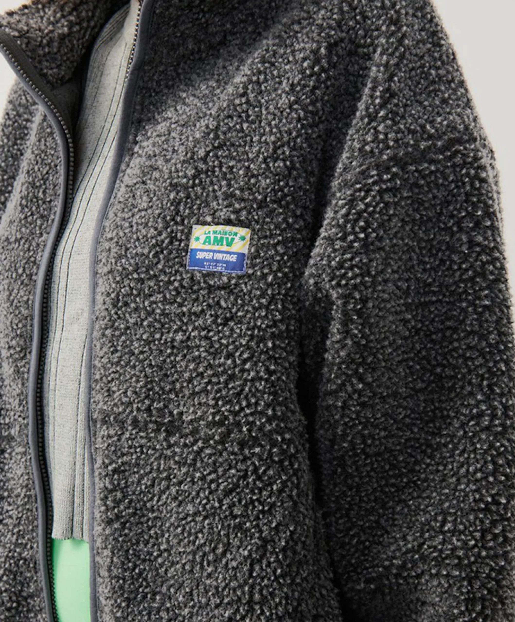 Dames vest grijs