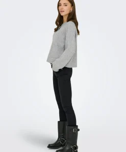 Dames vest grijs