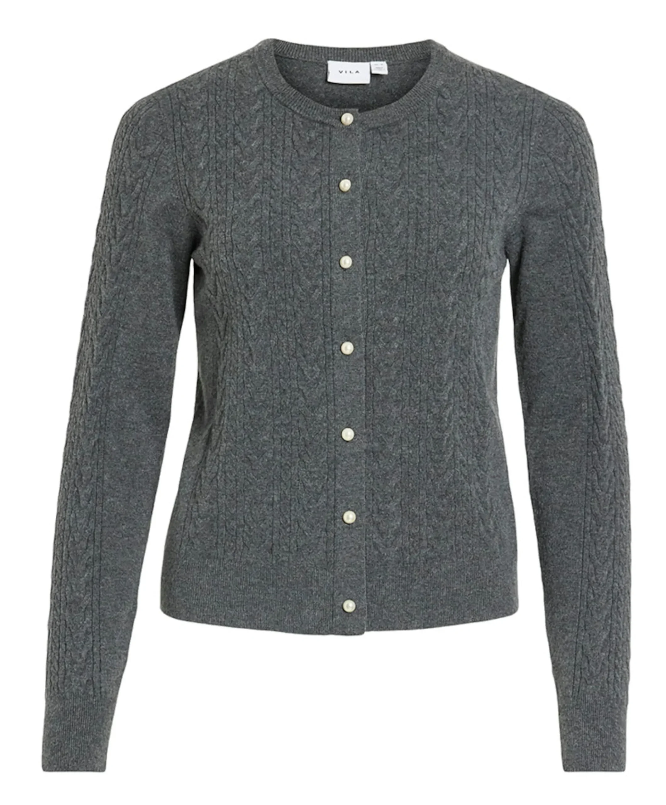 Dames vest grijs