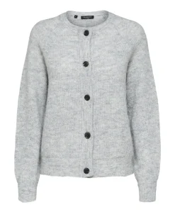 Dames vest grijs