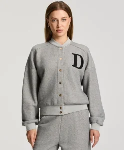 Dames vest grijs
