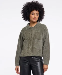 Dames vest groen