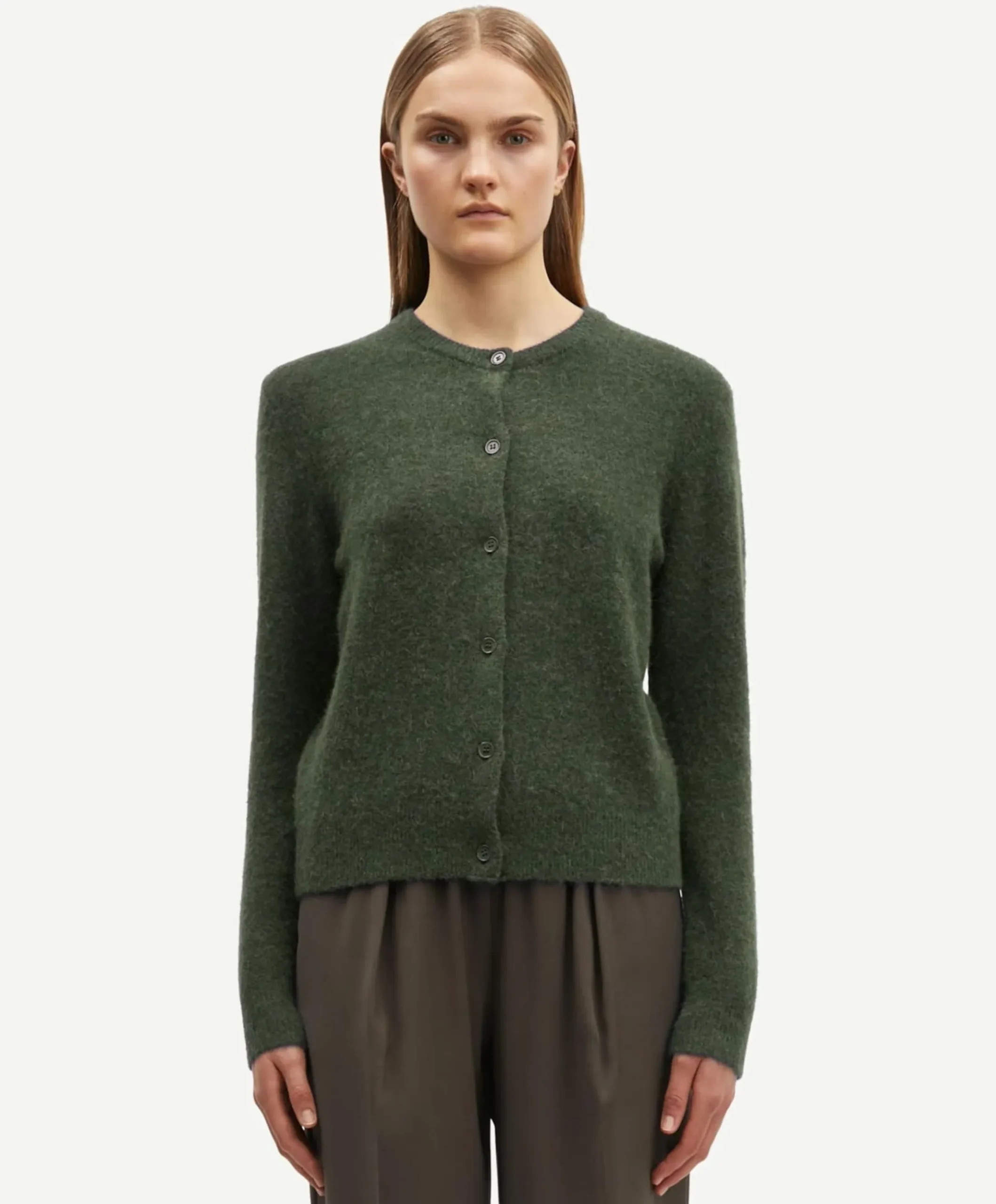 Dames vest groen