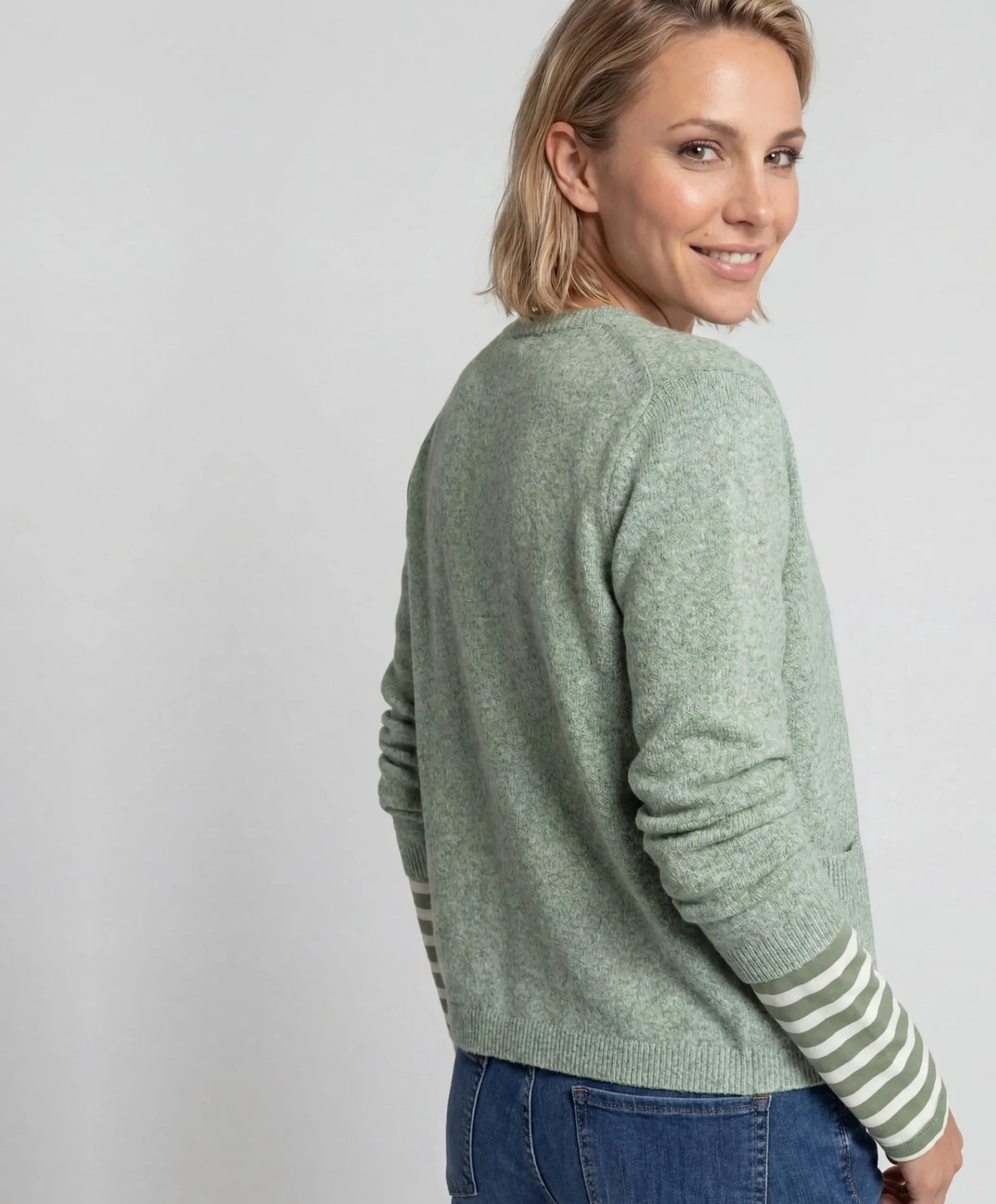 Dames vest groen