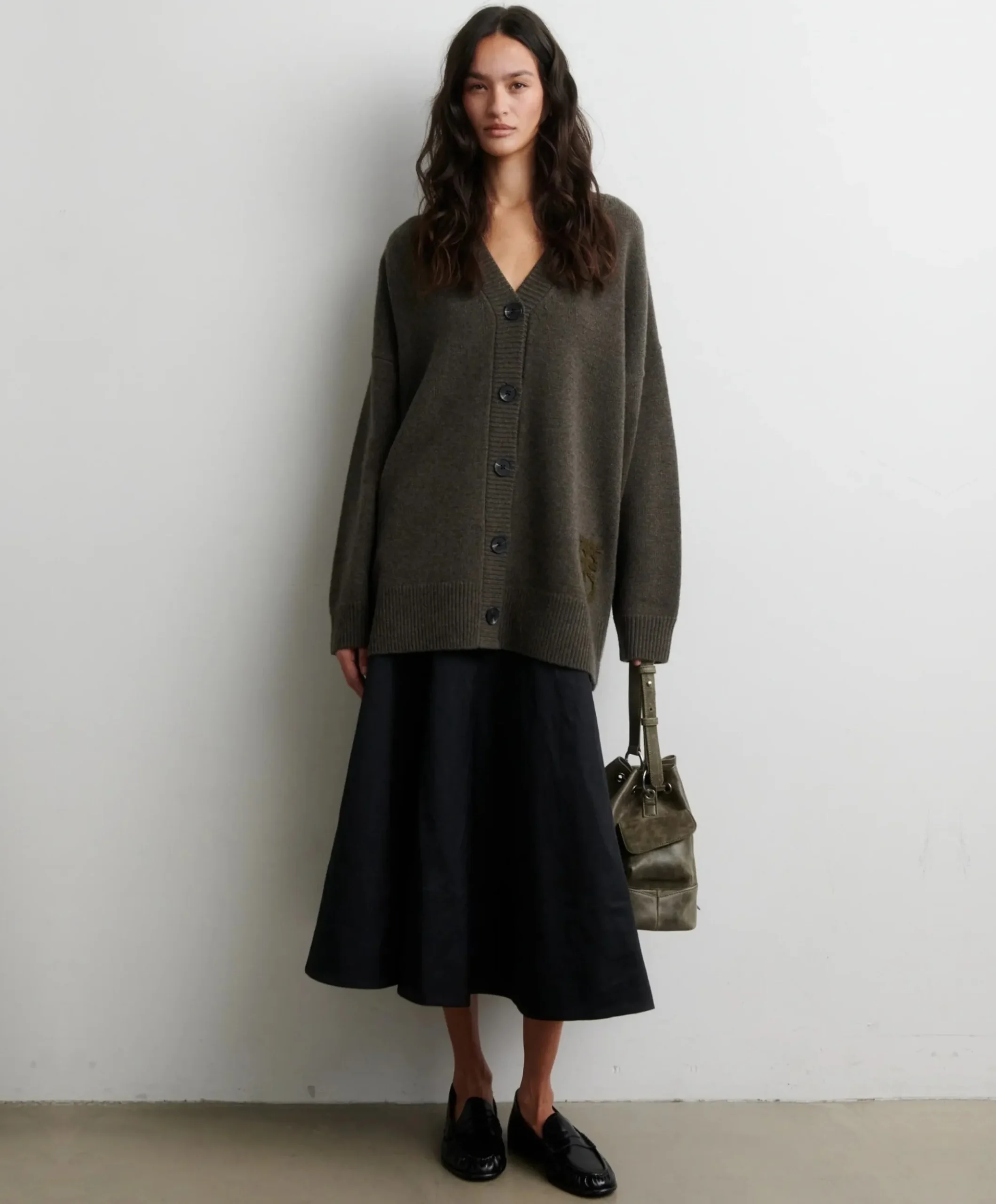 Dames vest groen