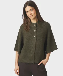 Dames vest groen