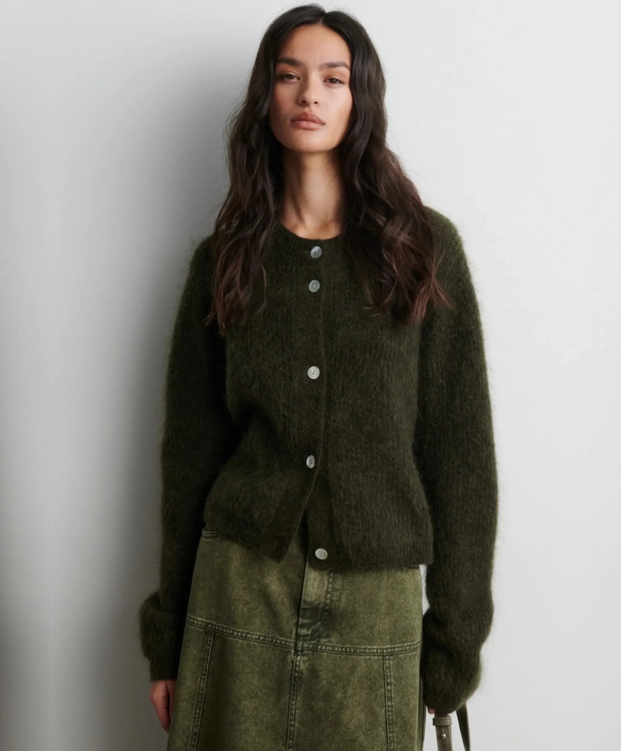 Dames vest groen