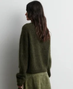 Dames vest groen