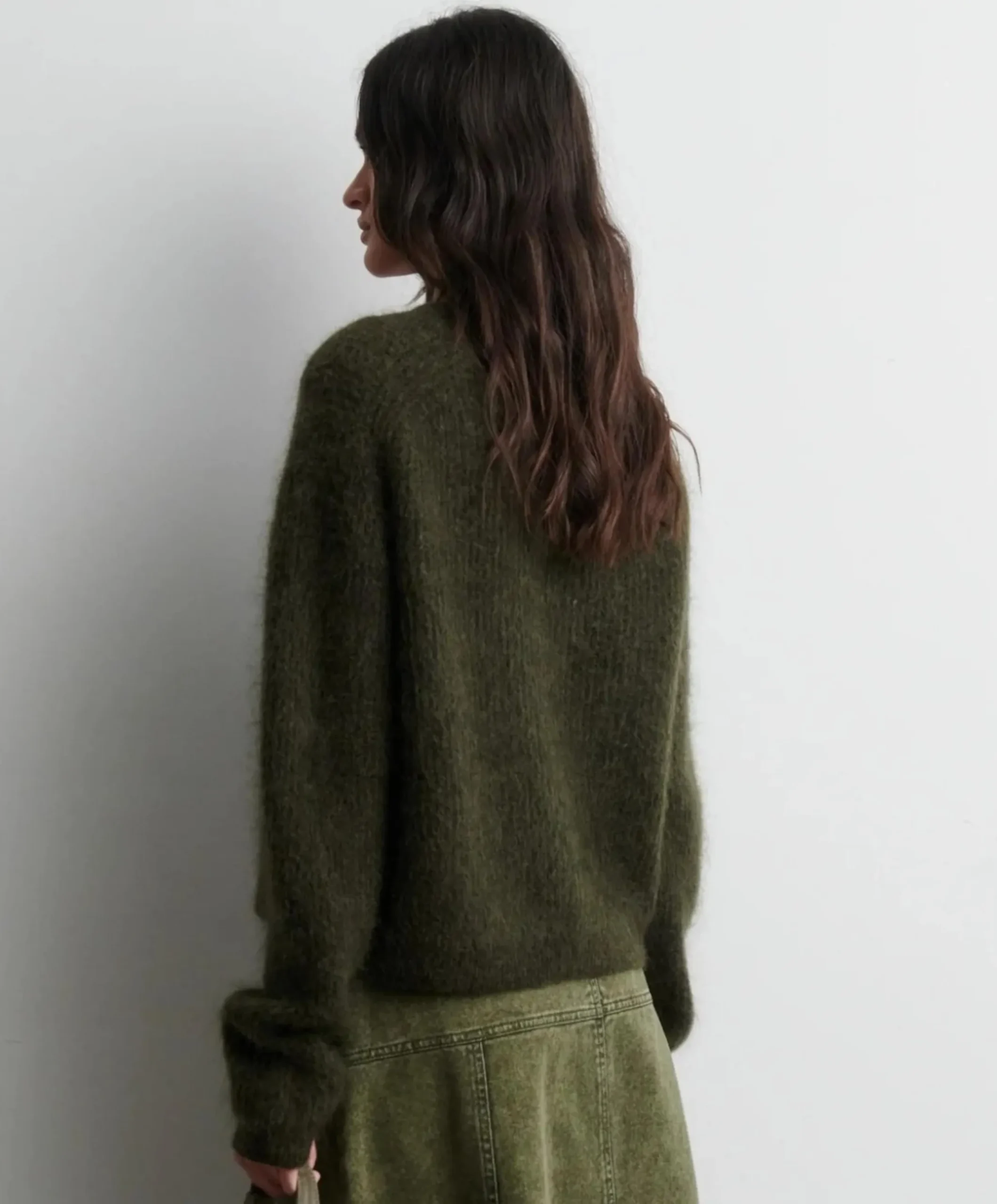 Dames vest groen