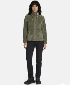 Dames vest groen