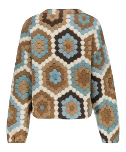 Dames vest multicolor