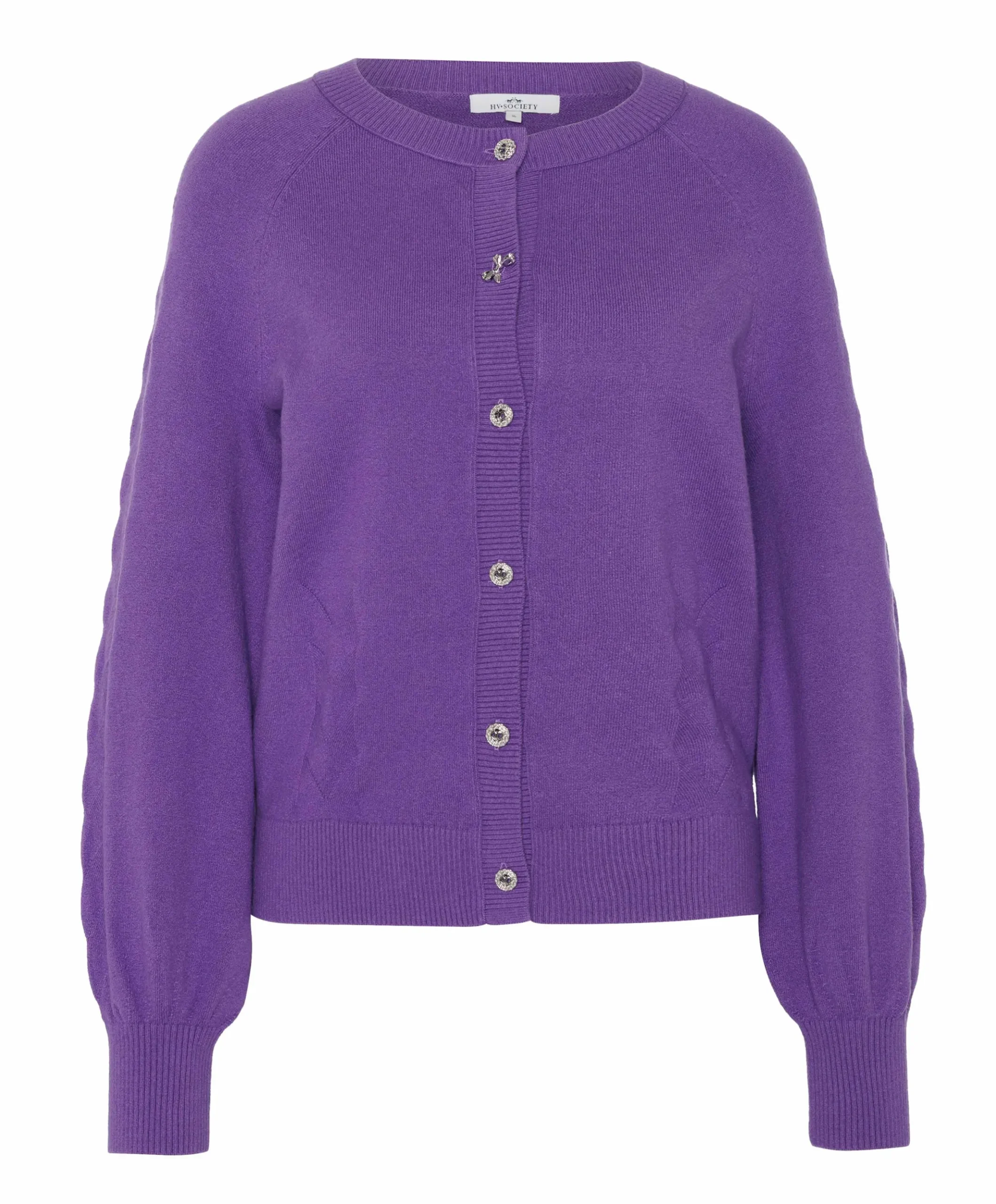 Dames vest paars