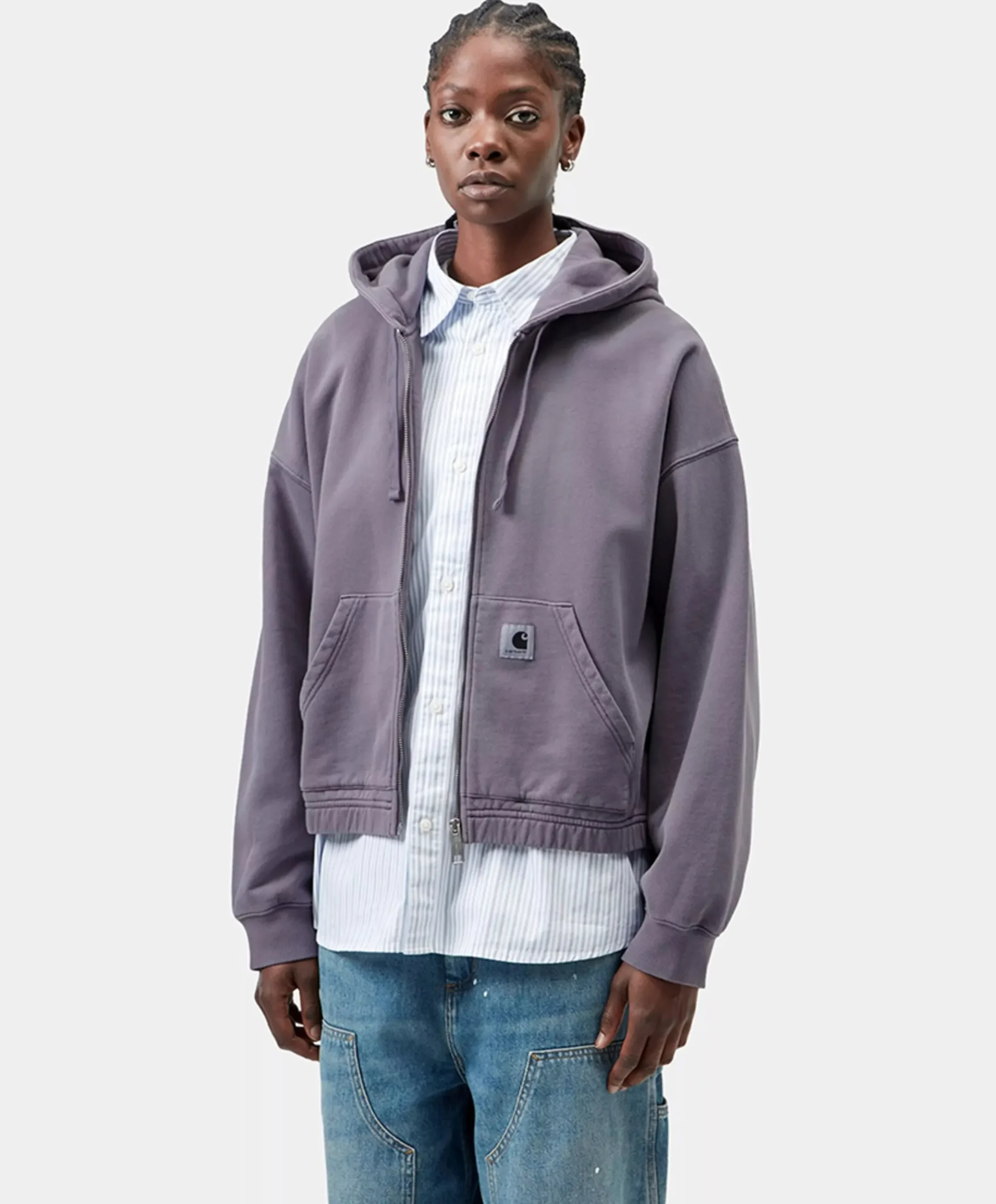 Dames vest paars