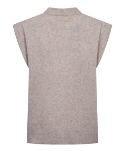 Dames vest paars