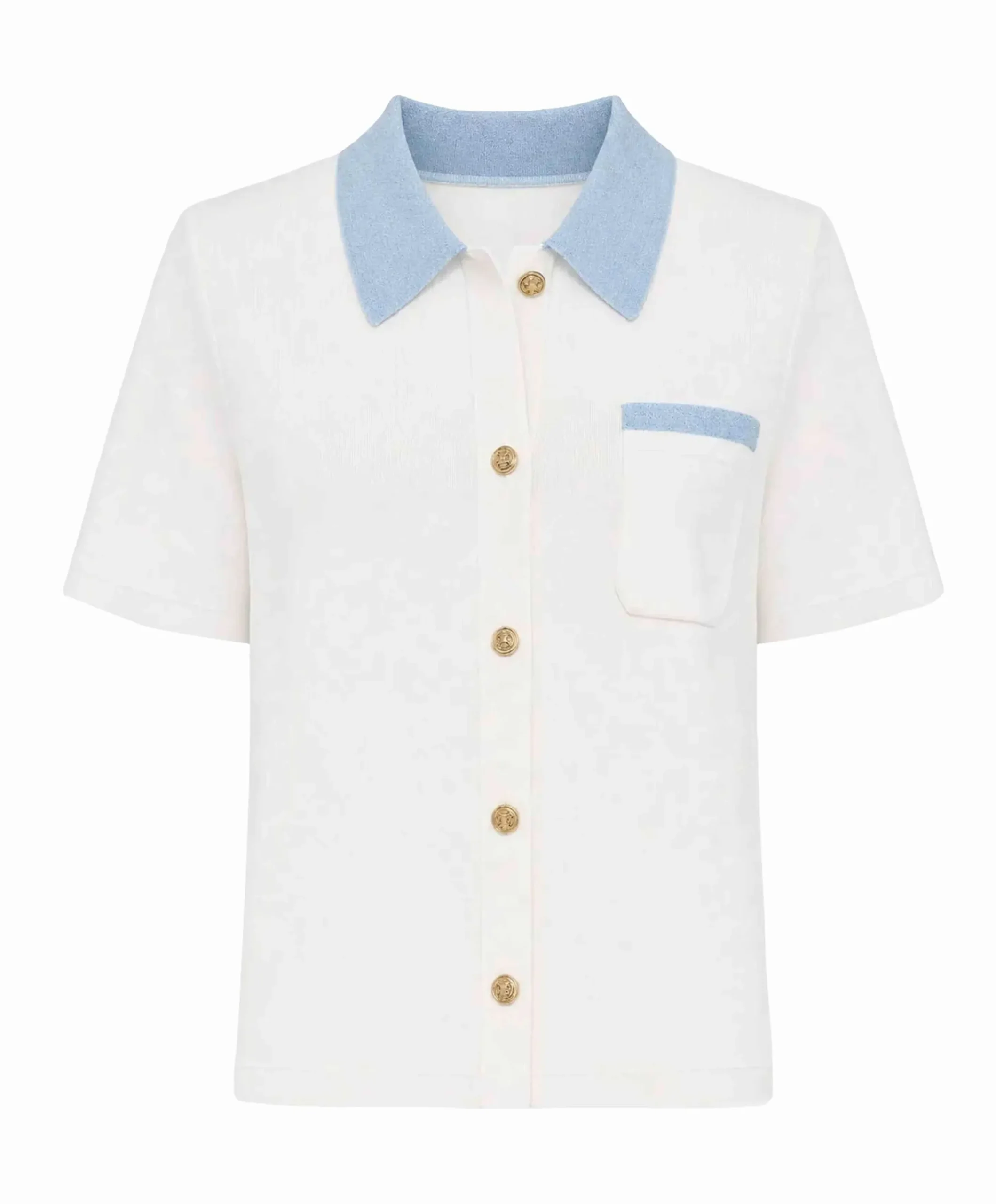 Dames vest wit