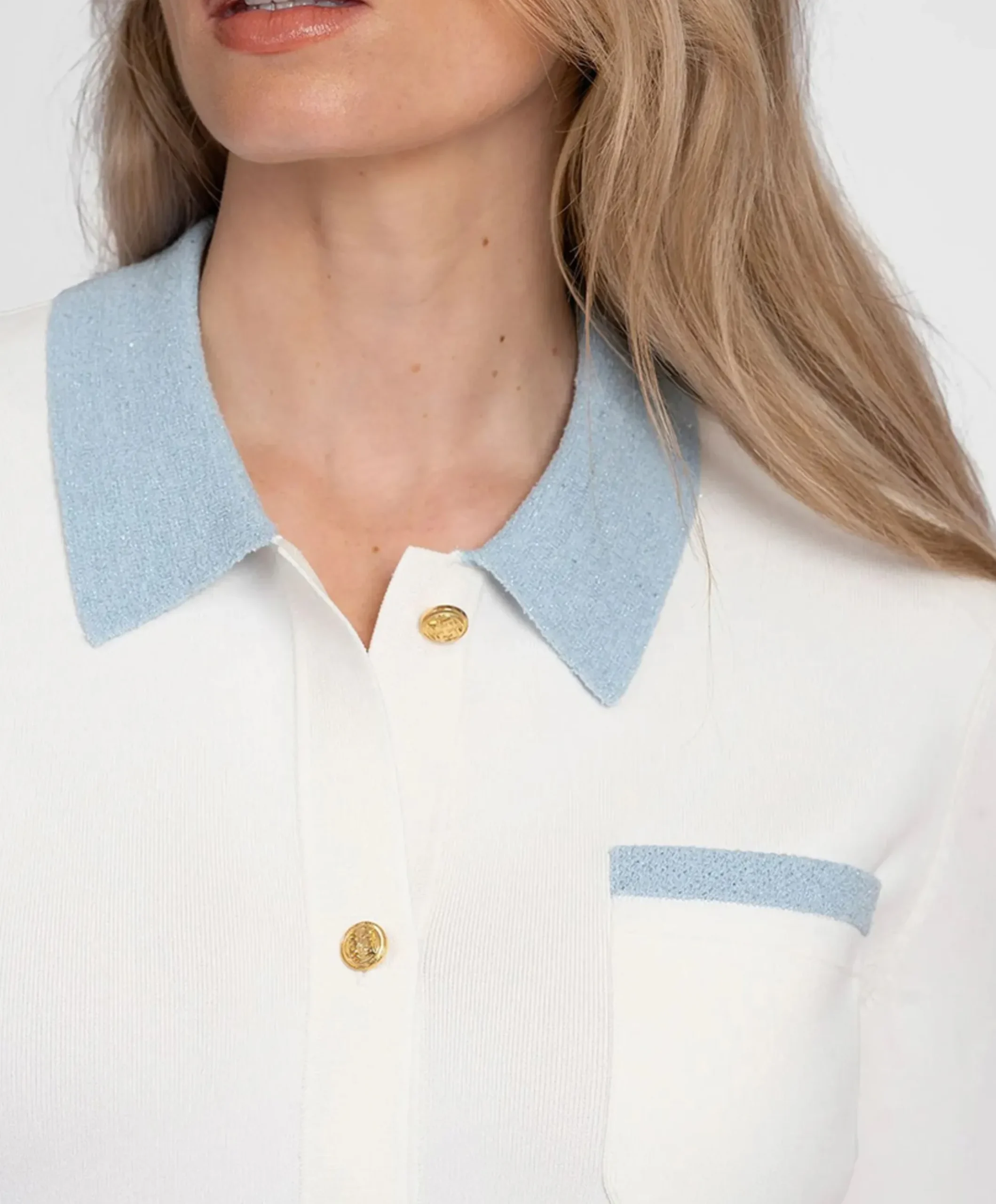 Dames vest wit