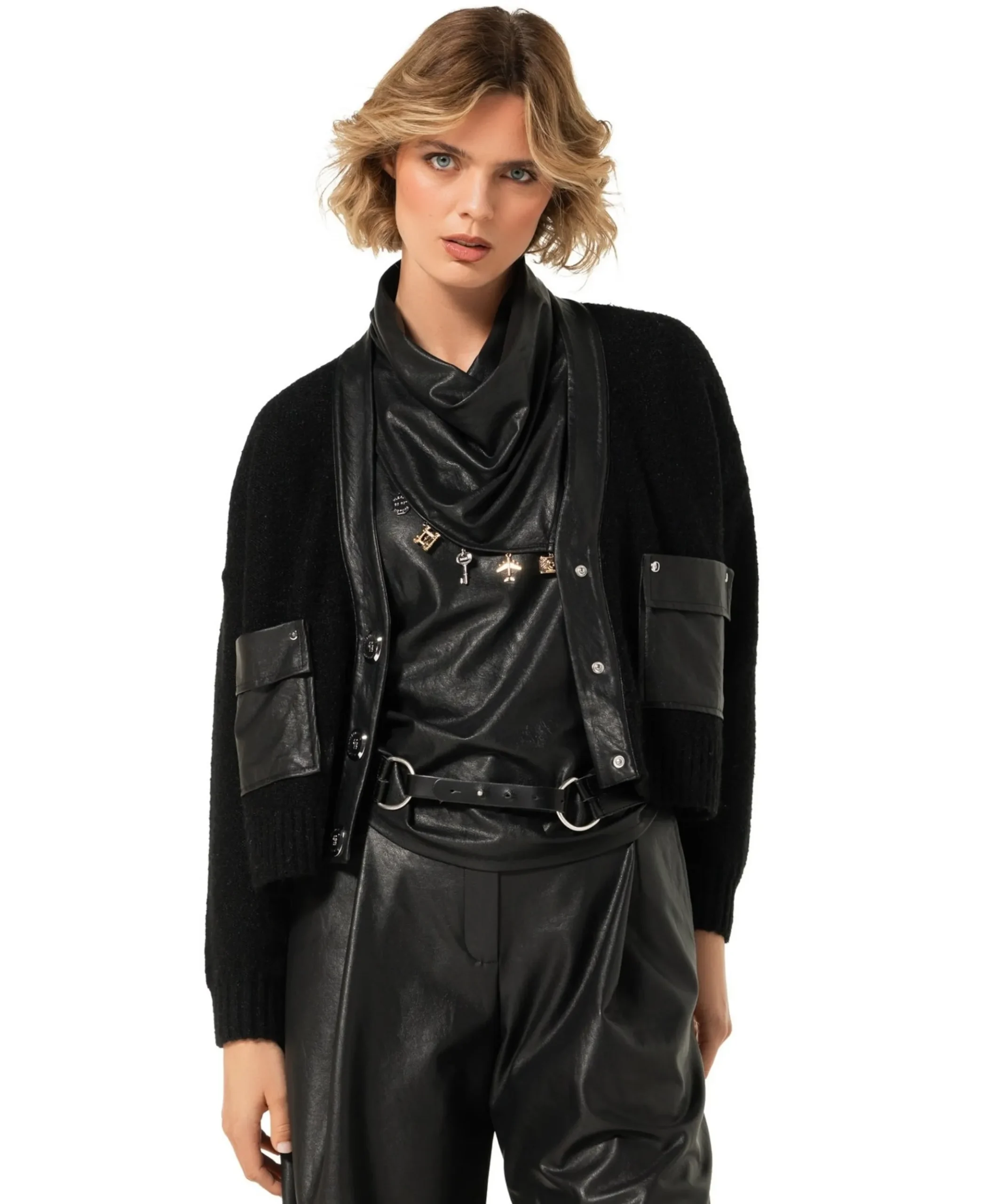 Dames vest zwart