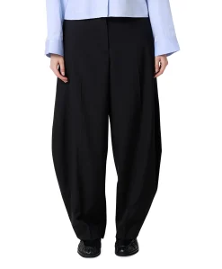 Dante Mid waist dames broek zwart