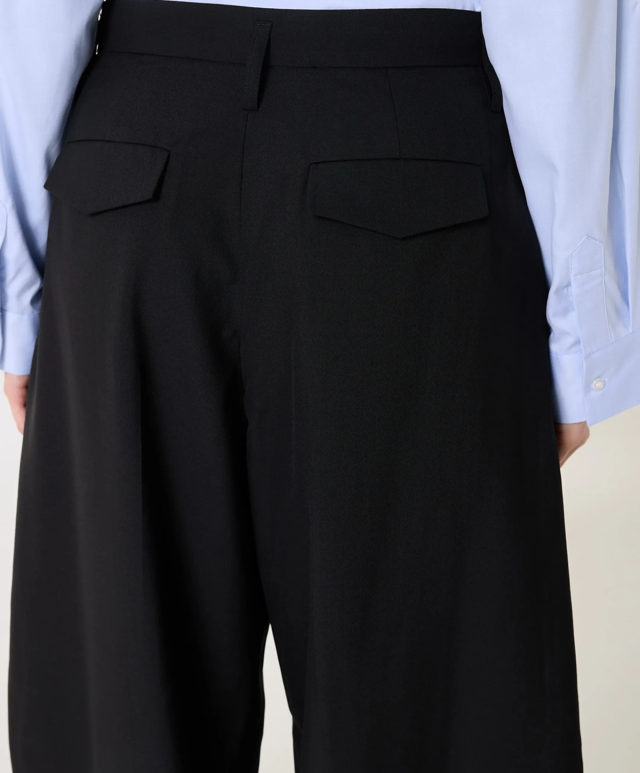 Dante Mid waist dames broek zwart