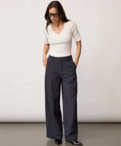 DemiCC Barrel dames broek blauw