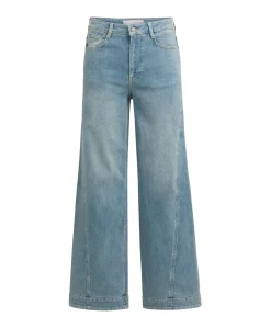 Denim barrel dames jeans blauw