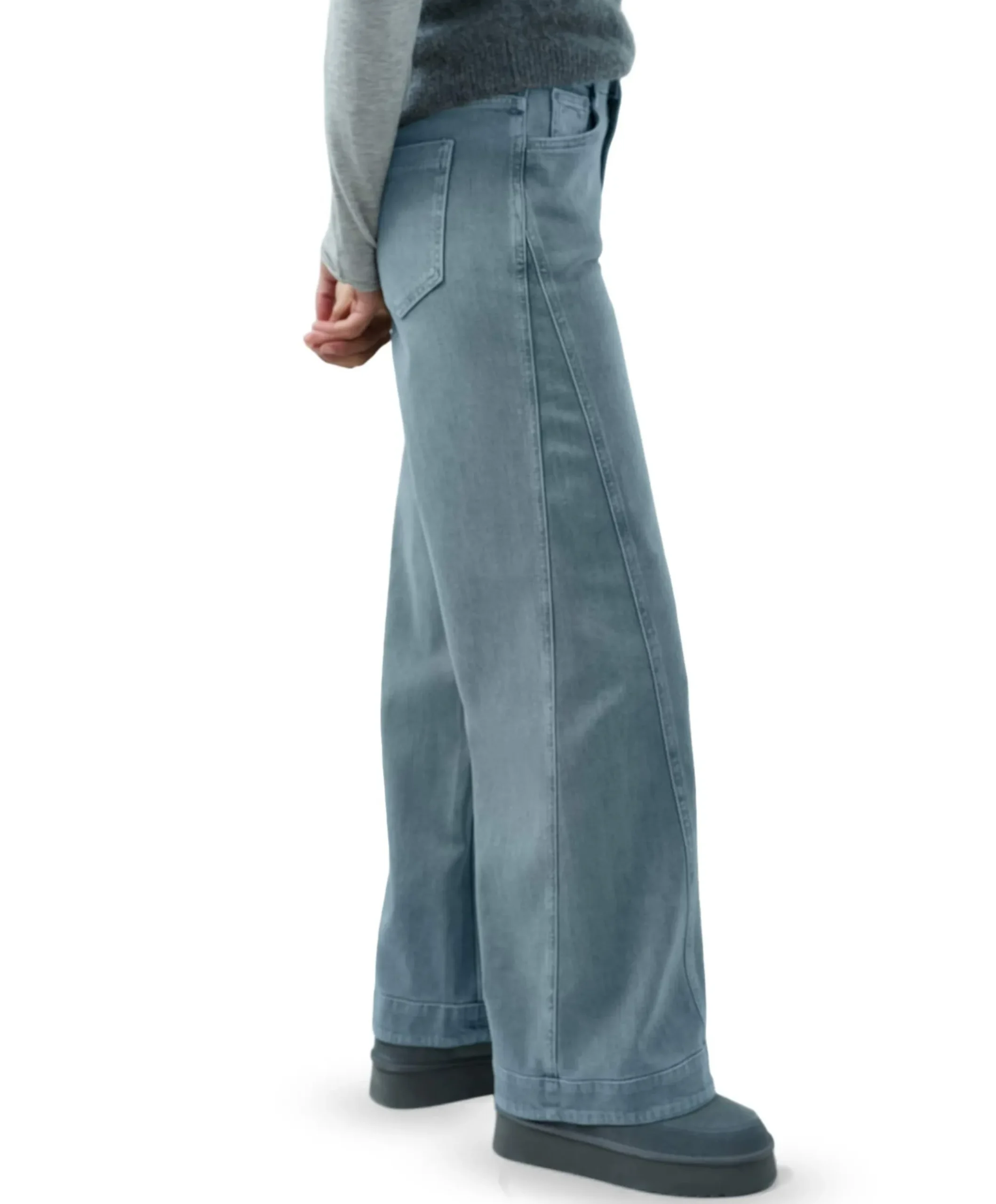 Denim barrel dames jeans blauw