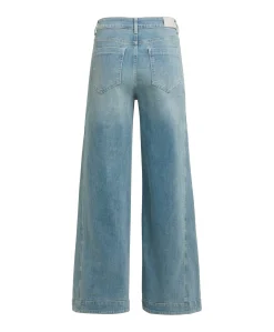 Denim barrel dames jeans blauw
