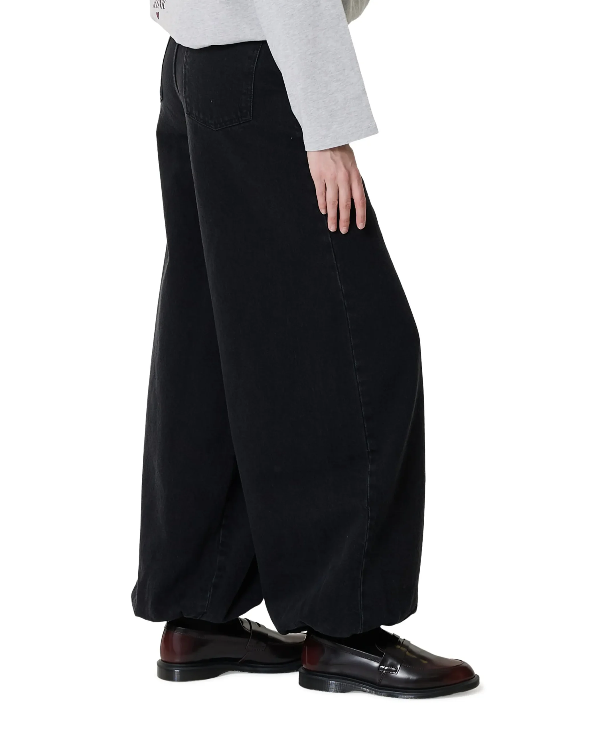 Denim Harem Tall Black dames jeans zwart