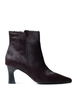Desma dames enkellaarzen bordeaux