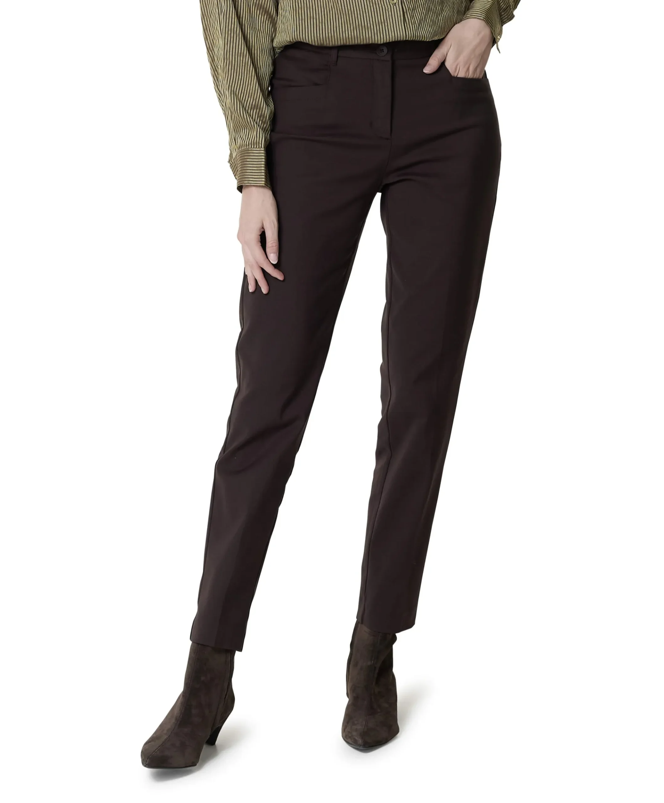 Diana smart dames broek bruin