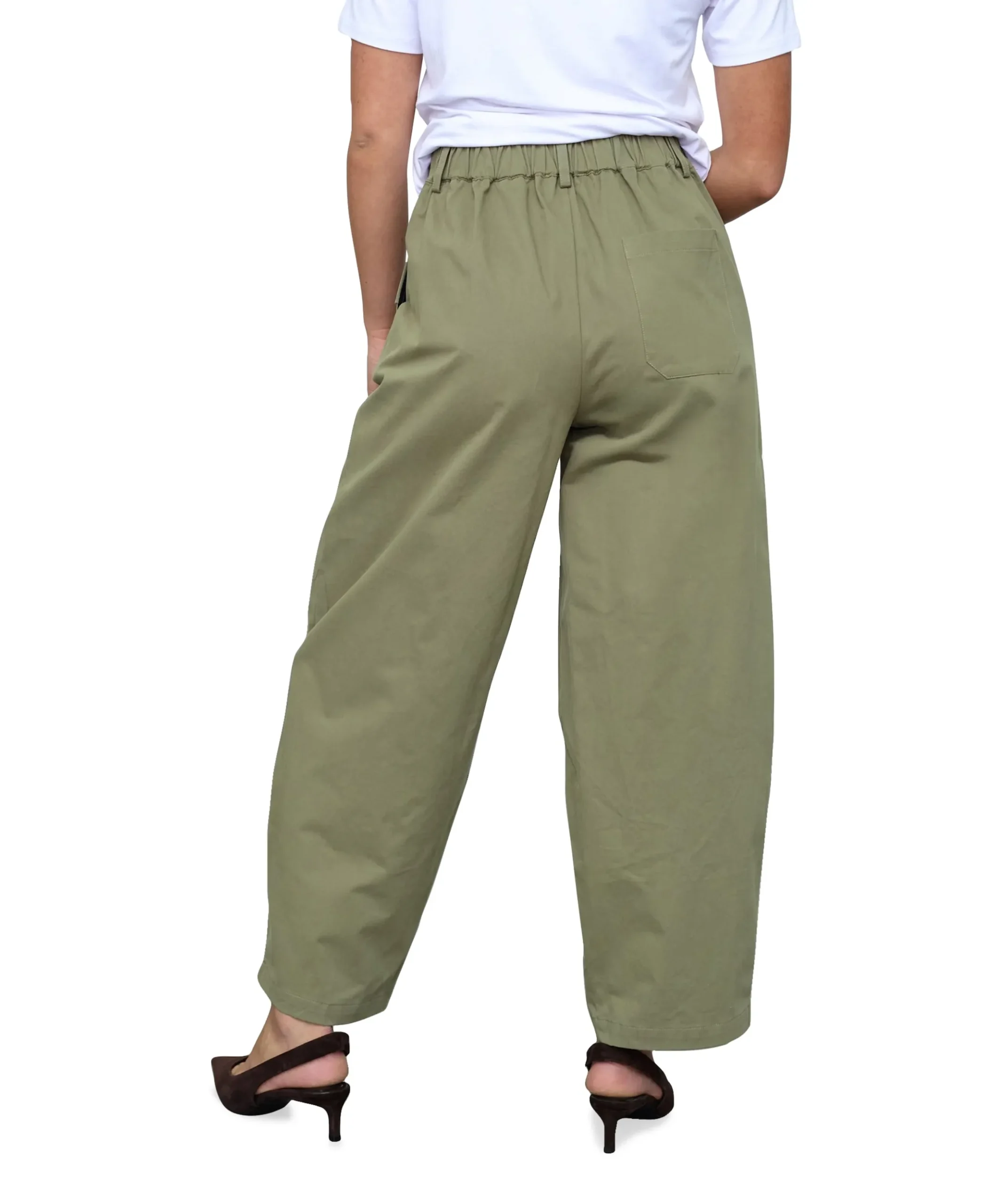 EDITH-PA dames broek groen