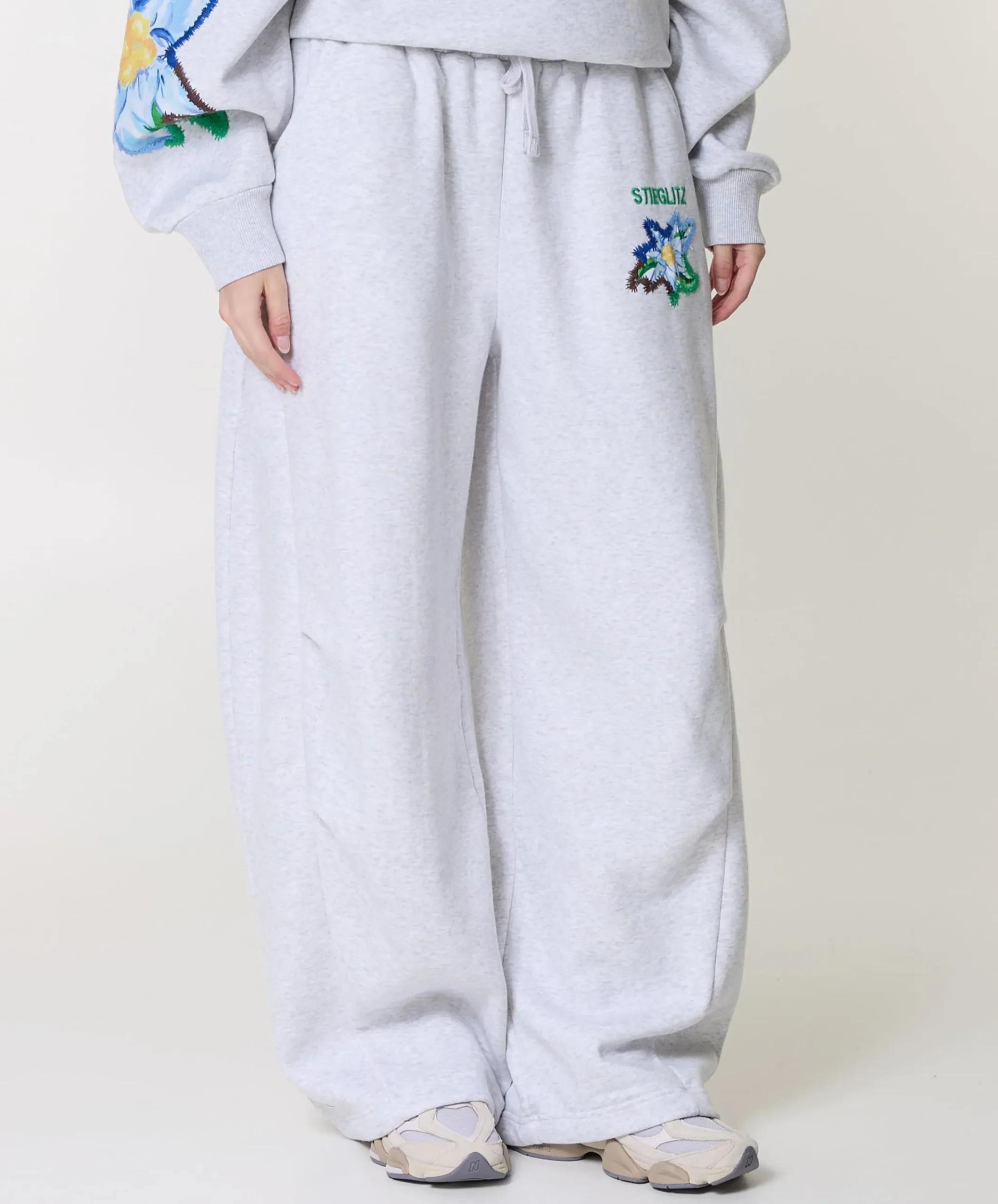 Eliza Balloon dames broek grijs