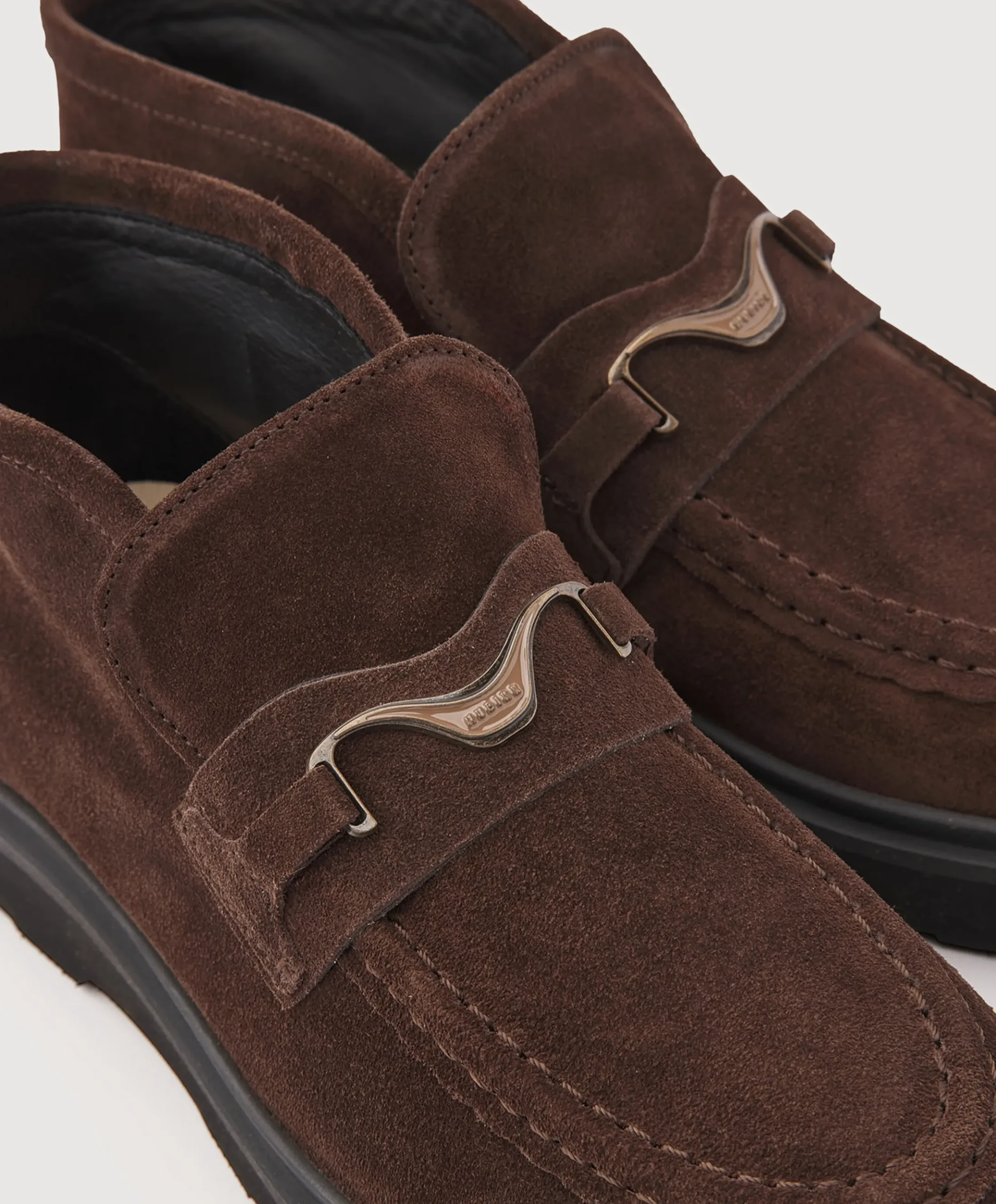 Ella Monroe dames loafers bruin