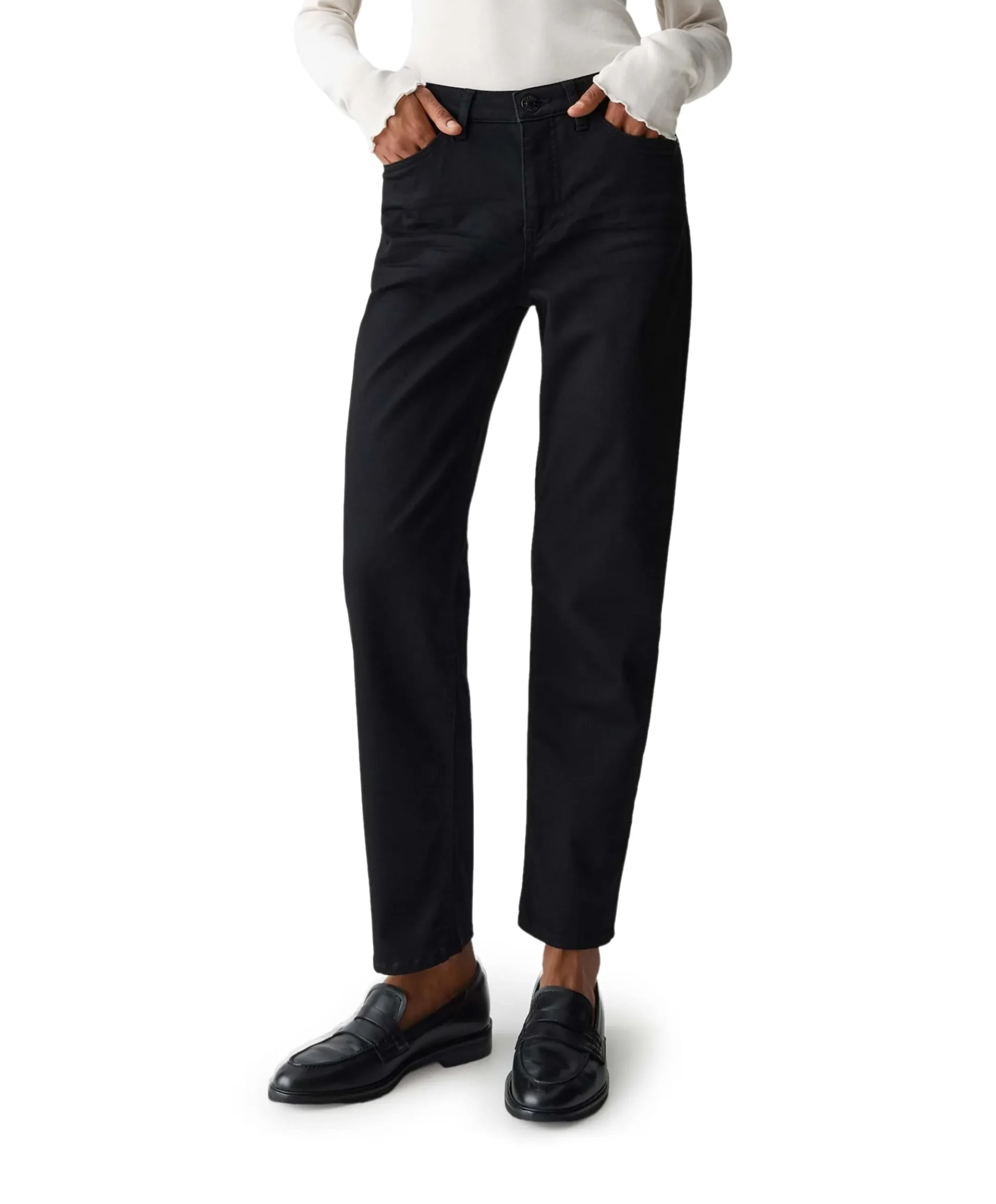 Elma clever dames jeans zwart