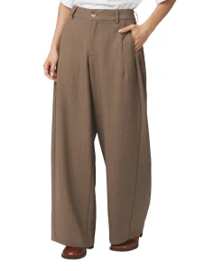 Essiall Pinstripe dames broek beige