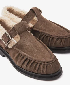 Fae Remi dames loafers bruin