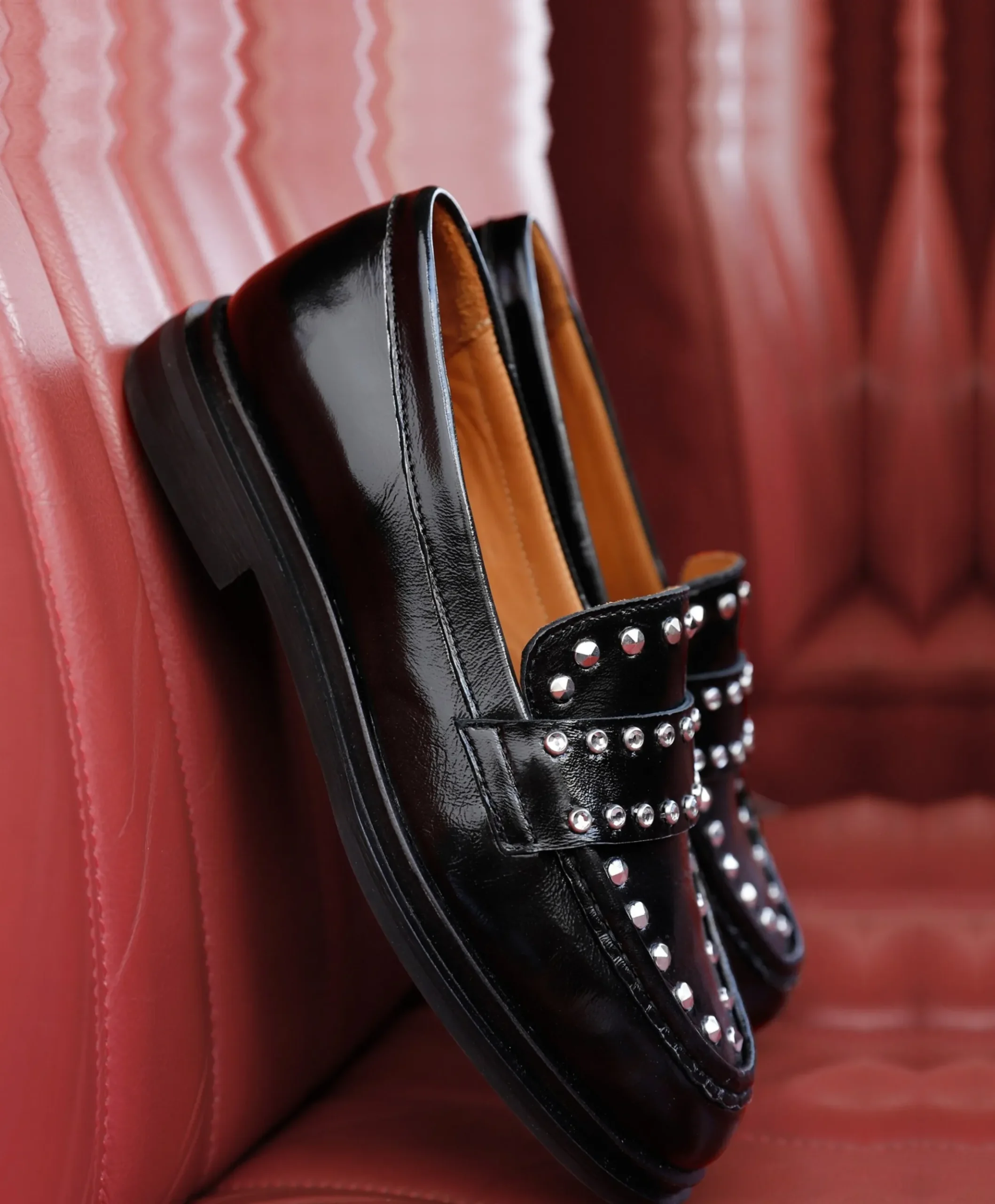 Fae Wylder dames loafers zwart