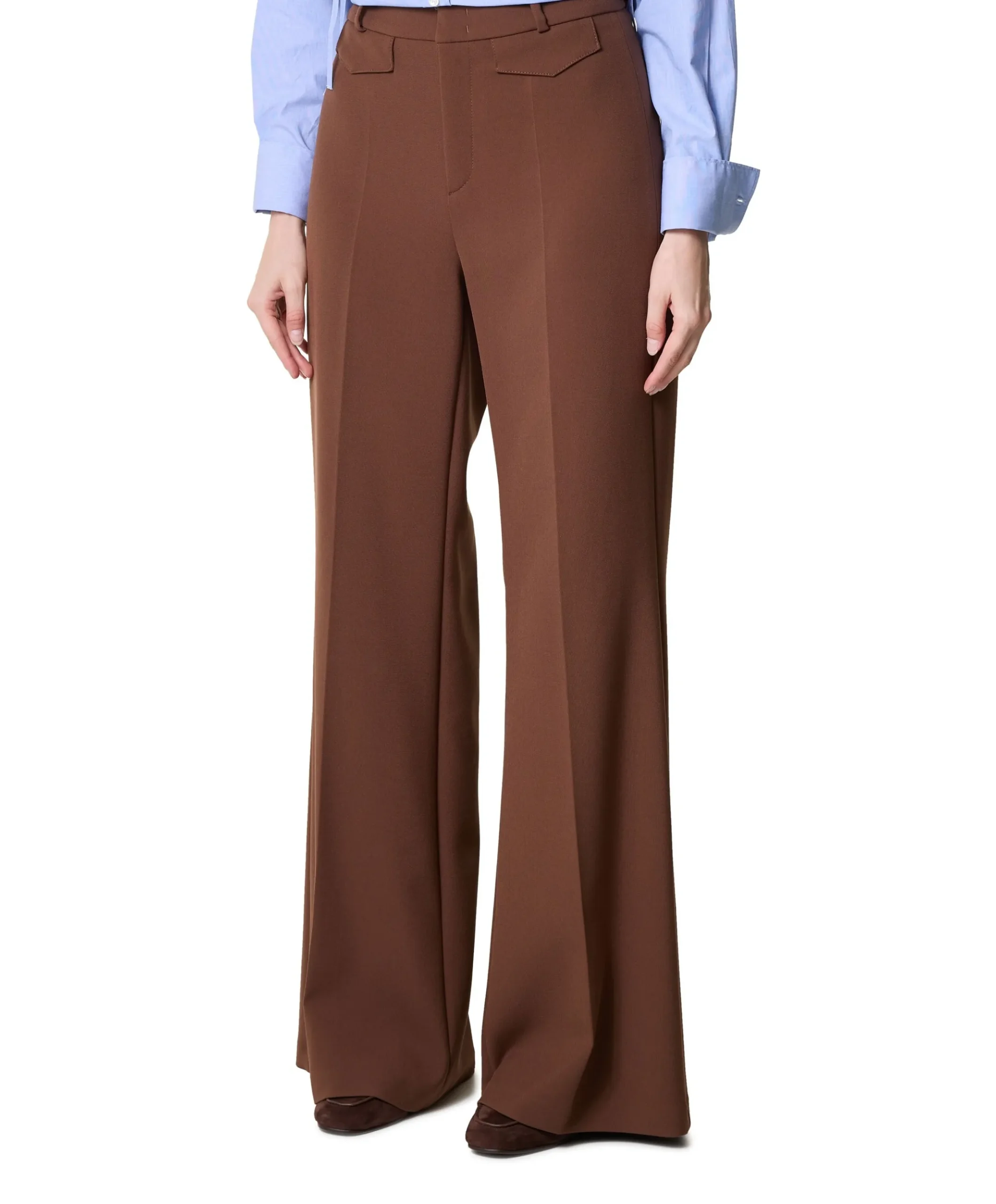 Famous dames broek bruin