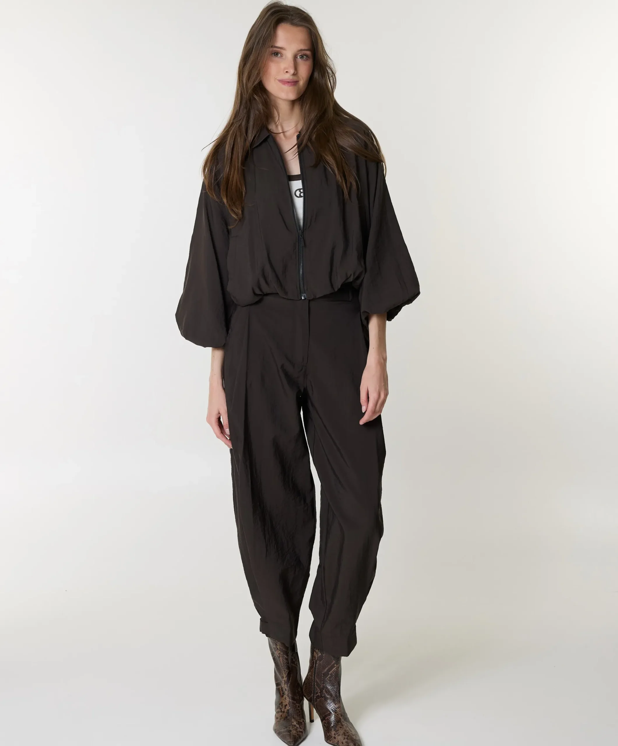 FIONA dames broek bruin