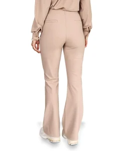 Flair bonded broek beige