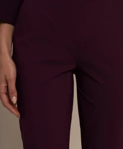 Flair bonded trousers dames broek paars