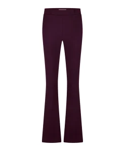 Flair bonded trousers dames broek paars