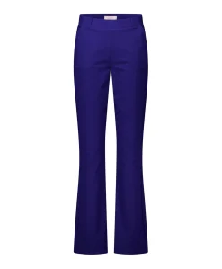 Flair bonded trousers dames broek blauw