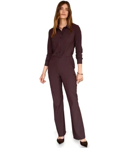Flair bonded trousers dames broek bruin